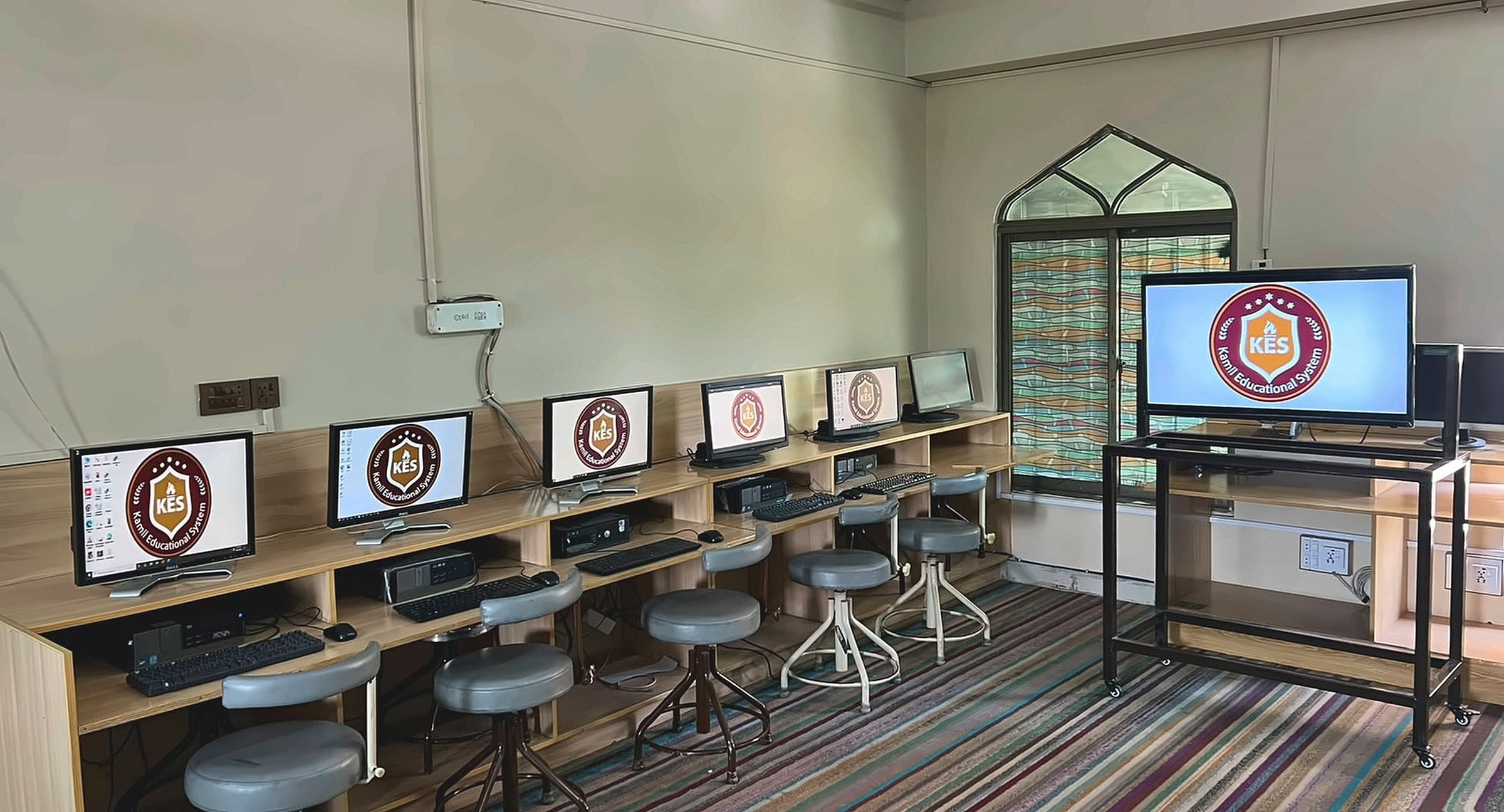 One of the KES computer labs
